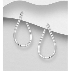 Boucles d'oreilles interchangeables en argent 925 pour Beads