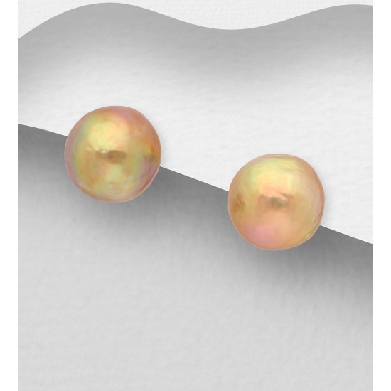 Boucle d'oreille argent 925 avec perle d'eau douce baroques Boucle d'oreille argent 925 avec perle d'eau douce baroques