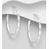 Boucles créoles  push-back argent 925