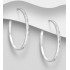 Boucles créoles  push-back argent 925