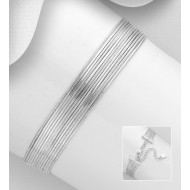 Bracelet multi-chaînes en argent 925