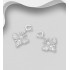 Charms abeille en argent sterling 925, ornée de diamants simulés CZ