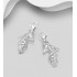 Charms talon haut argent 925, ornée de diamants simulés CZ Blanc