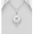 Pendentif soleil argent 925 avec attache pour breloques