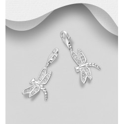 Charms Libellule en Argent 925