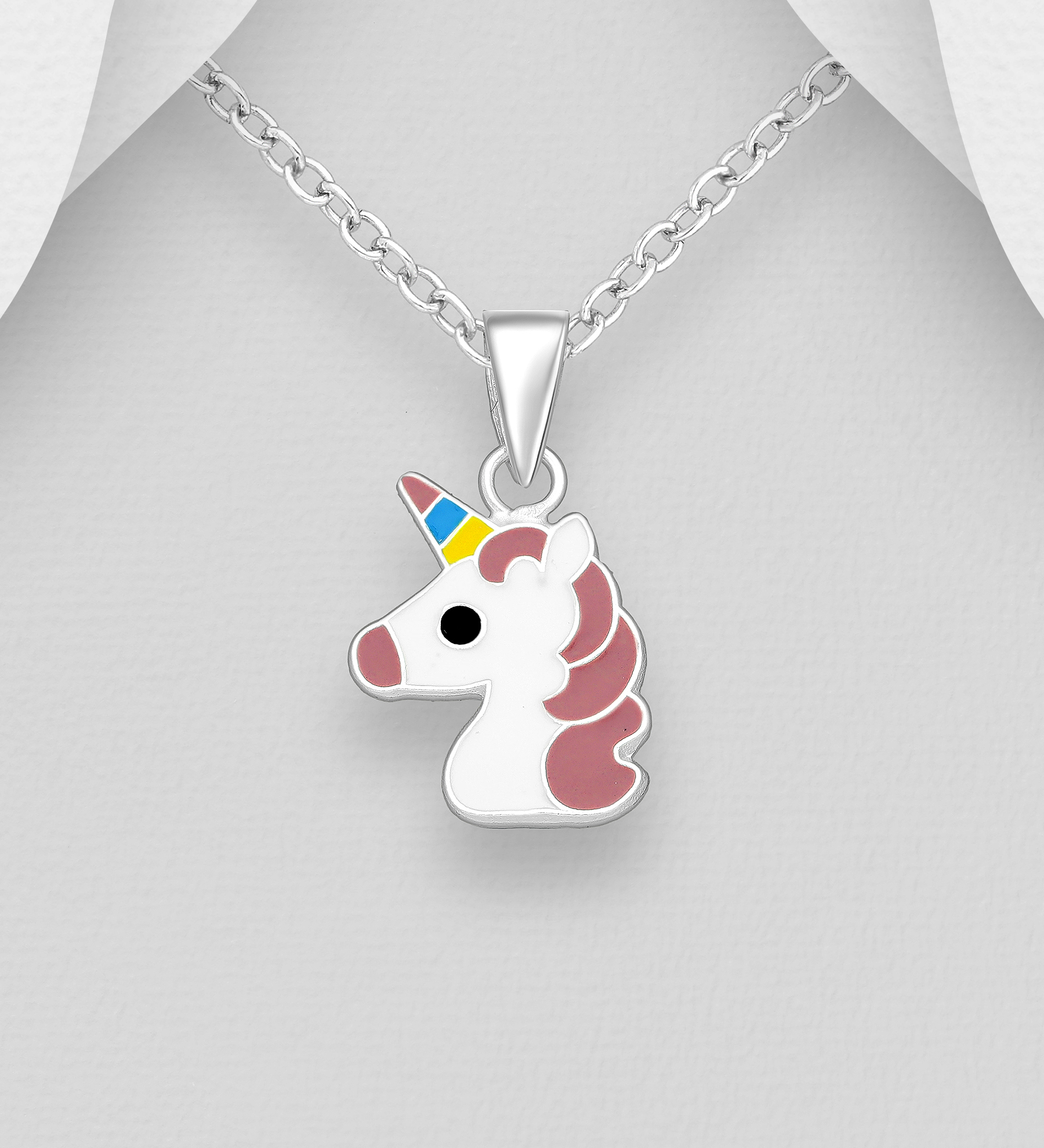 Depesche Charm Licorne Pendentif Argenté - Bijou Pour Collier Bracelet Boucles D'Oreilles