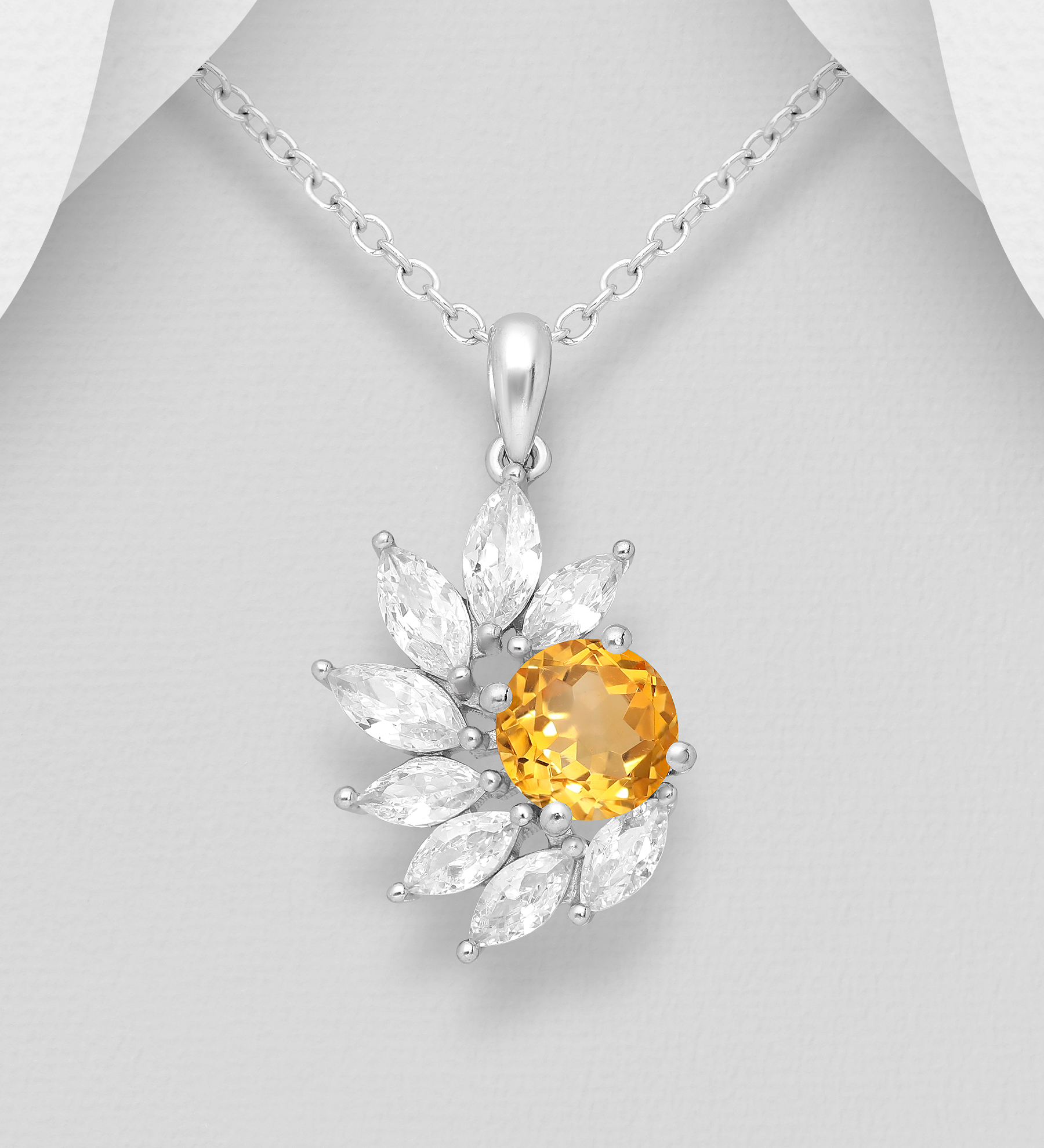 Pendentif de bijoux en argent sterling 925 fait à la main avec topaze bleue